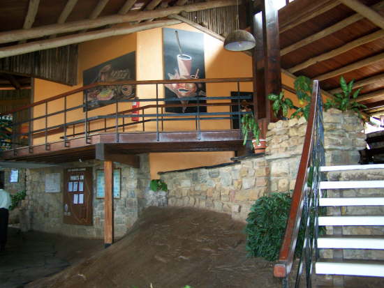 view back towards the lobby