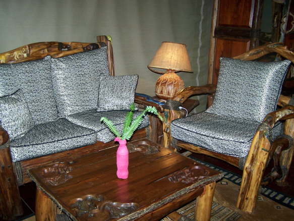 Lounge Area of amazing tents